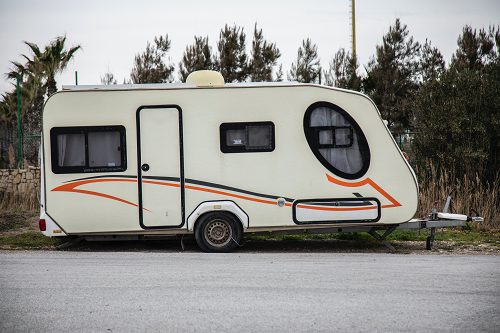 a bus parked on the side of a road